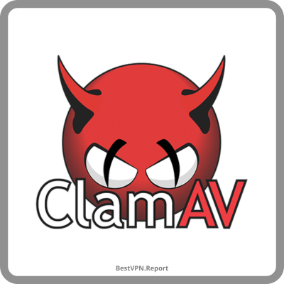 Clam AntiVirus ClamAV logo.