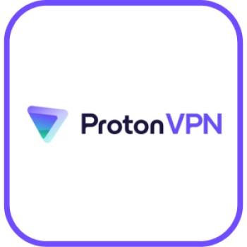Proton VPN logo.